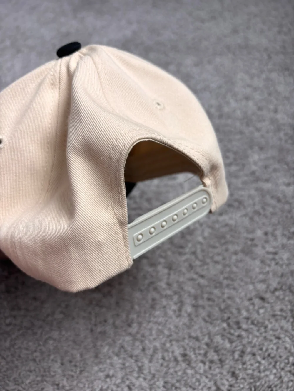 God Is Good Two-Tone Trucker Hat - Cream & Black